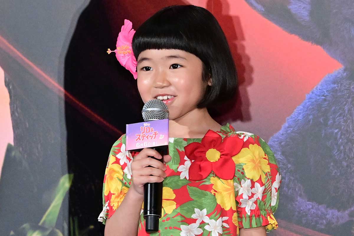 吹替版完成披露試写会イベントに出席した永尾柚乃【写真:ENCOUNT編集部】
