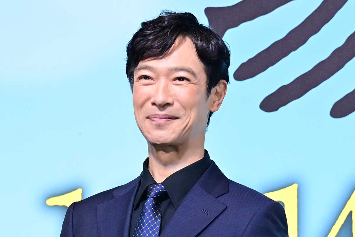 製作報告会見に出席した堺雅人【写真:ENCOUNT編集部】