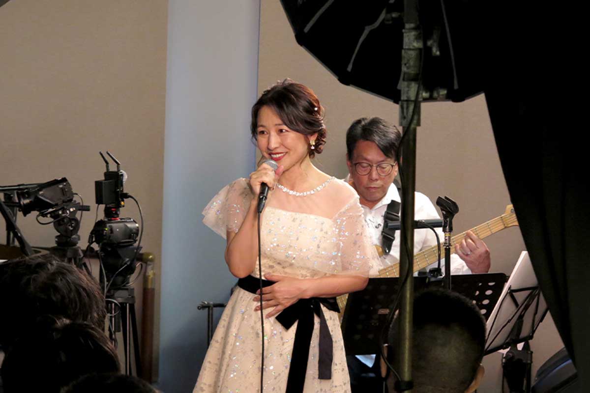 「いつか新曲を歌うことが目標です」【写真:ENCOUNT編集部】