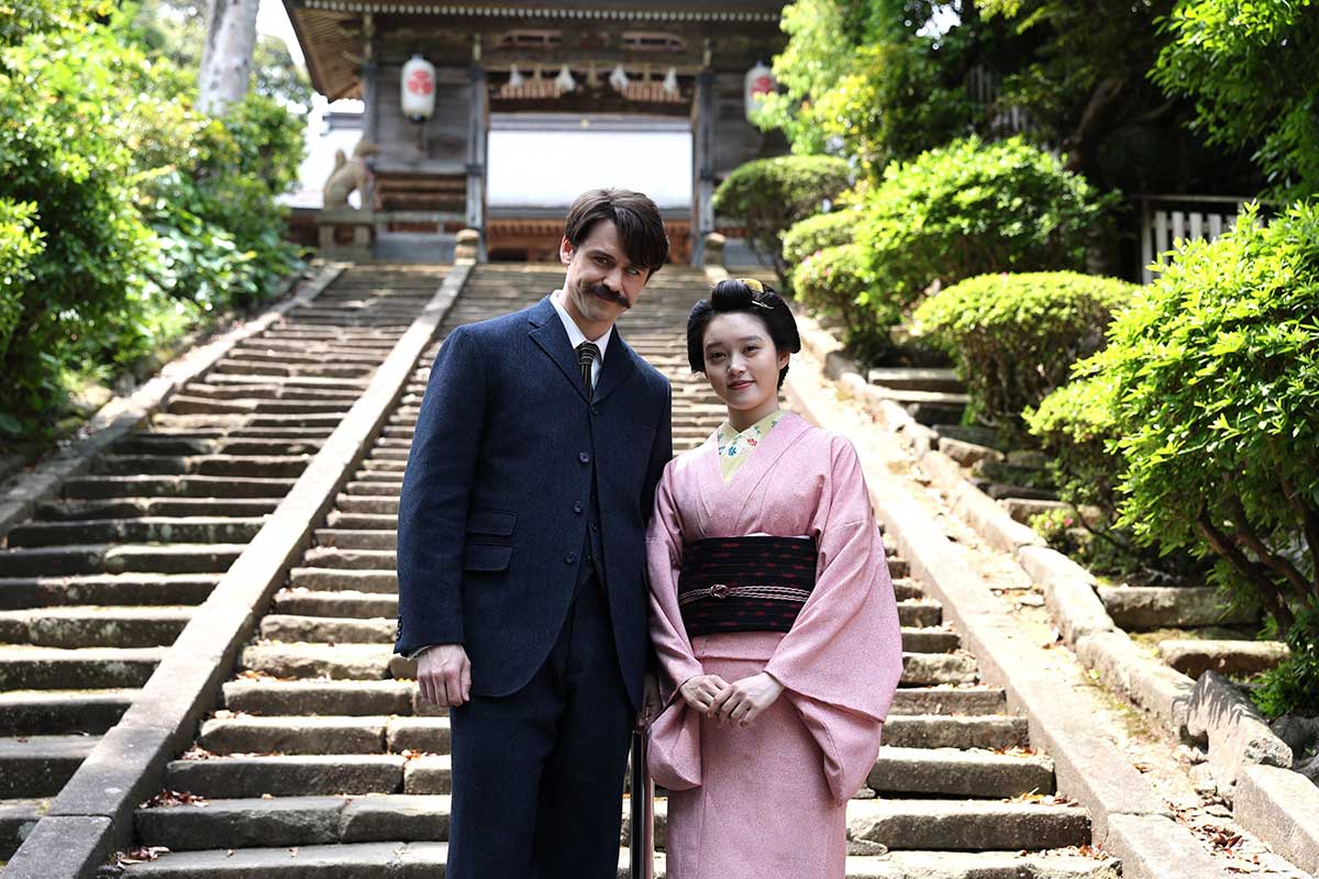 次期朝ドラ『ばけばけ』ヒロイン高石あかり、“夫”英国人俳優の日本語に感心「合ってる」