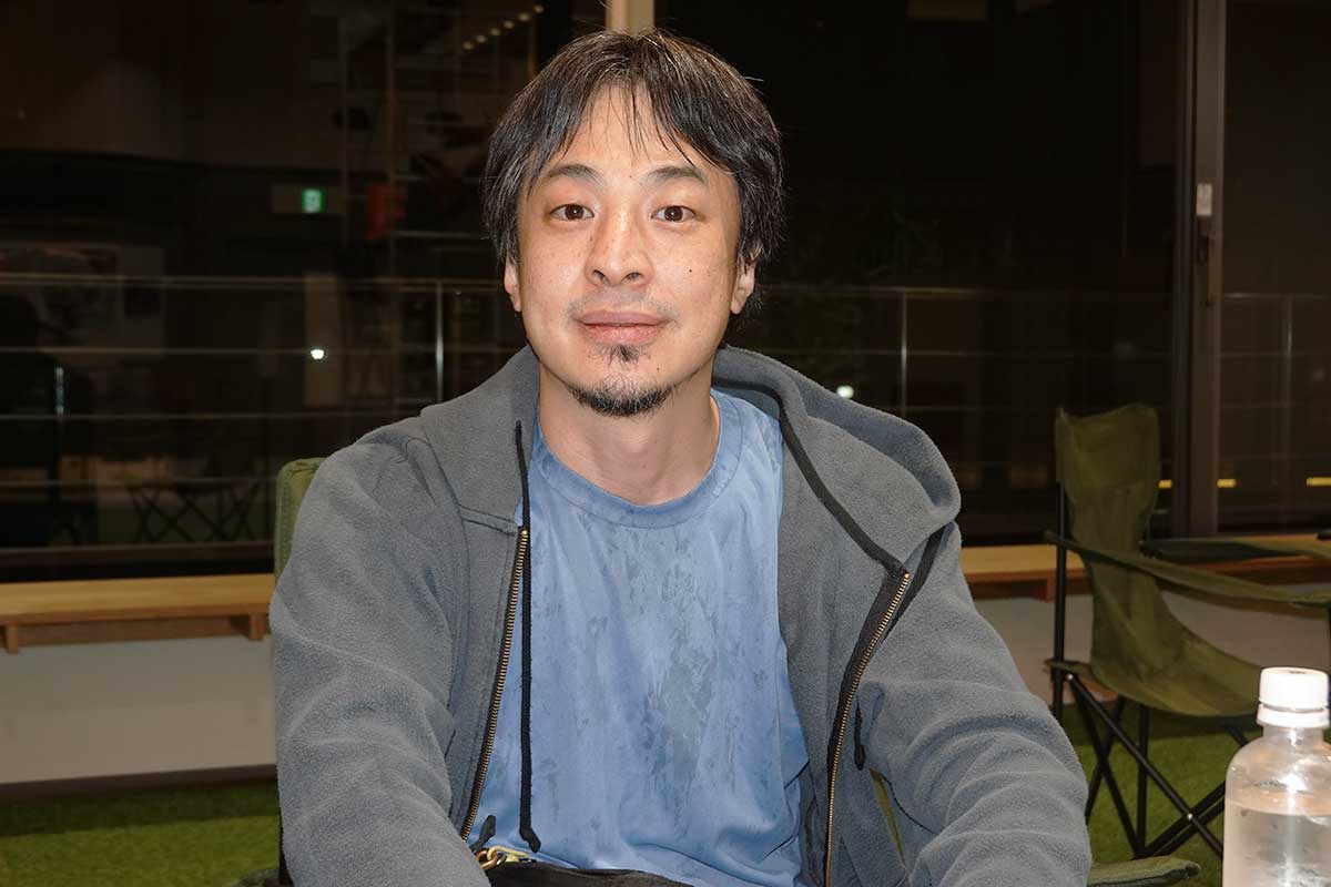 事業を立ち上げたひろゆき氏【写真:ENCOUNT編集部】