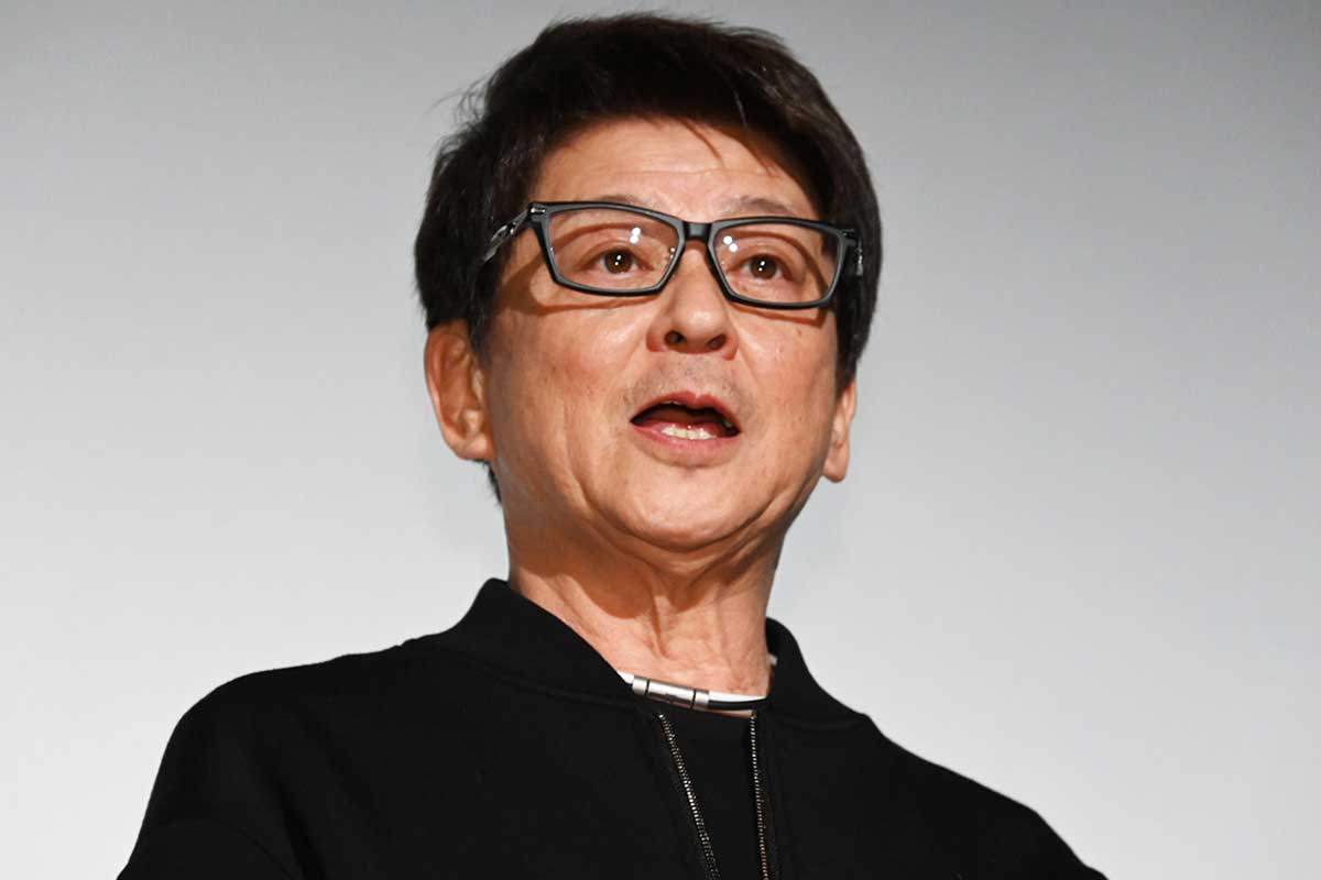舞台あいさつに登壇した哀川翔【写真:ENCOUNT編集部】