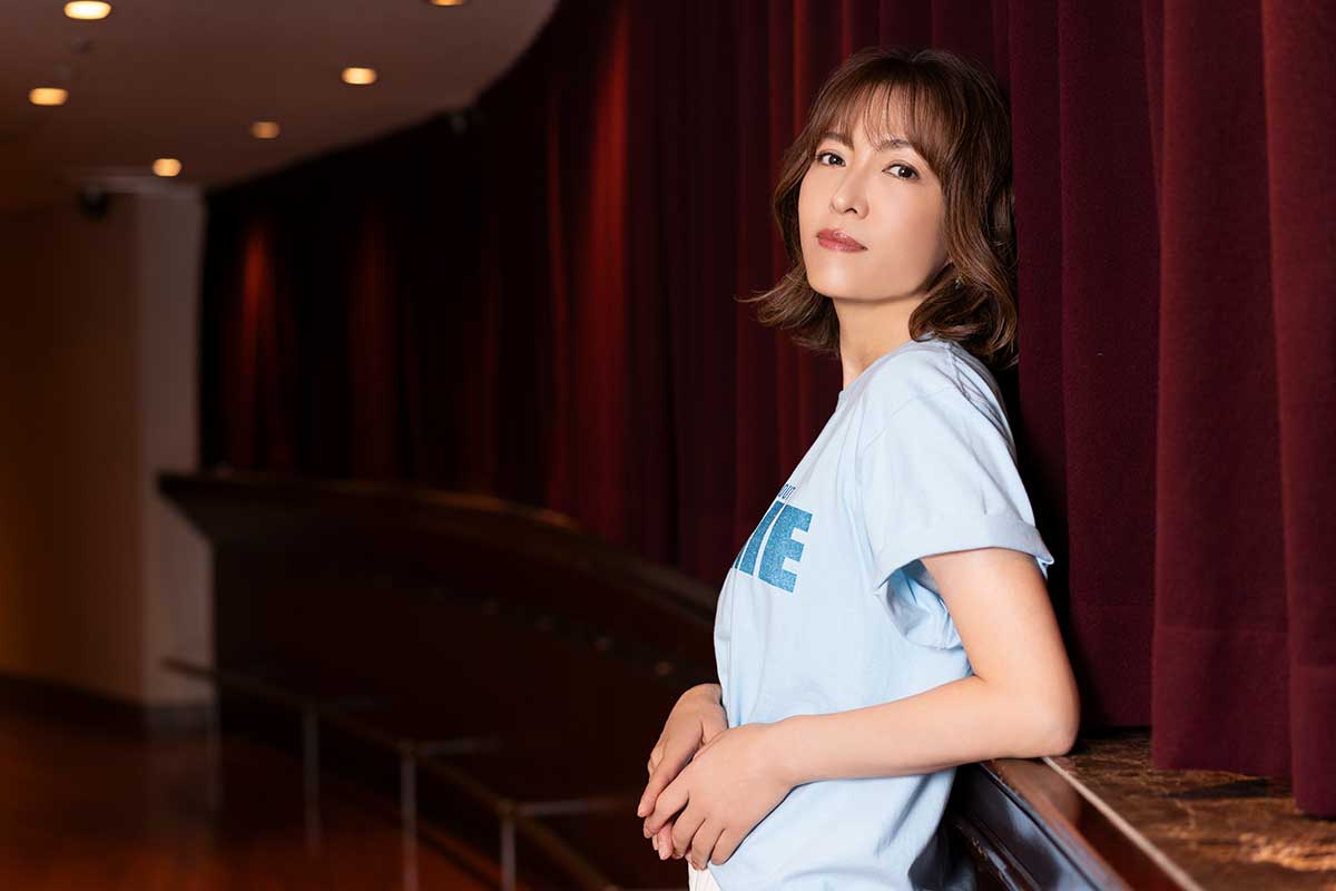宝塚時代と退団後を語った安蘭けい【写真:増田美咲】