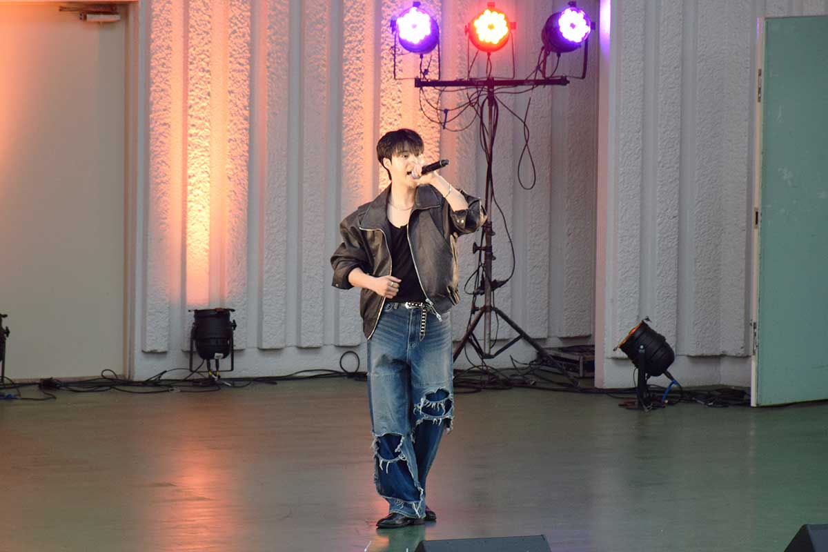 初めてのライブを開催したJOONHO【写真:ENCOUNT編集部】