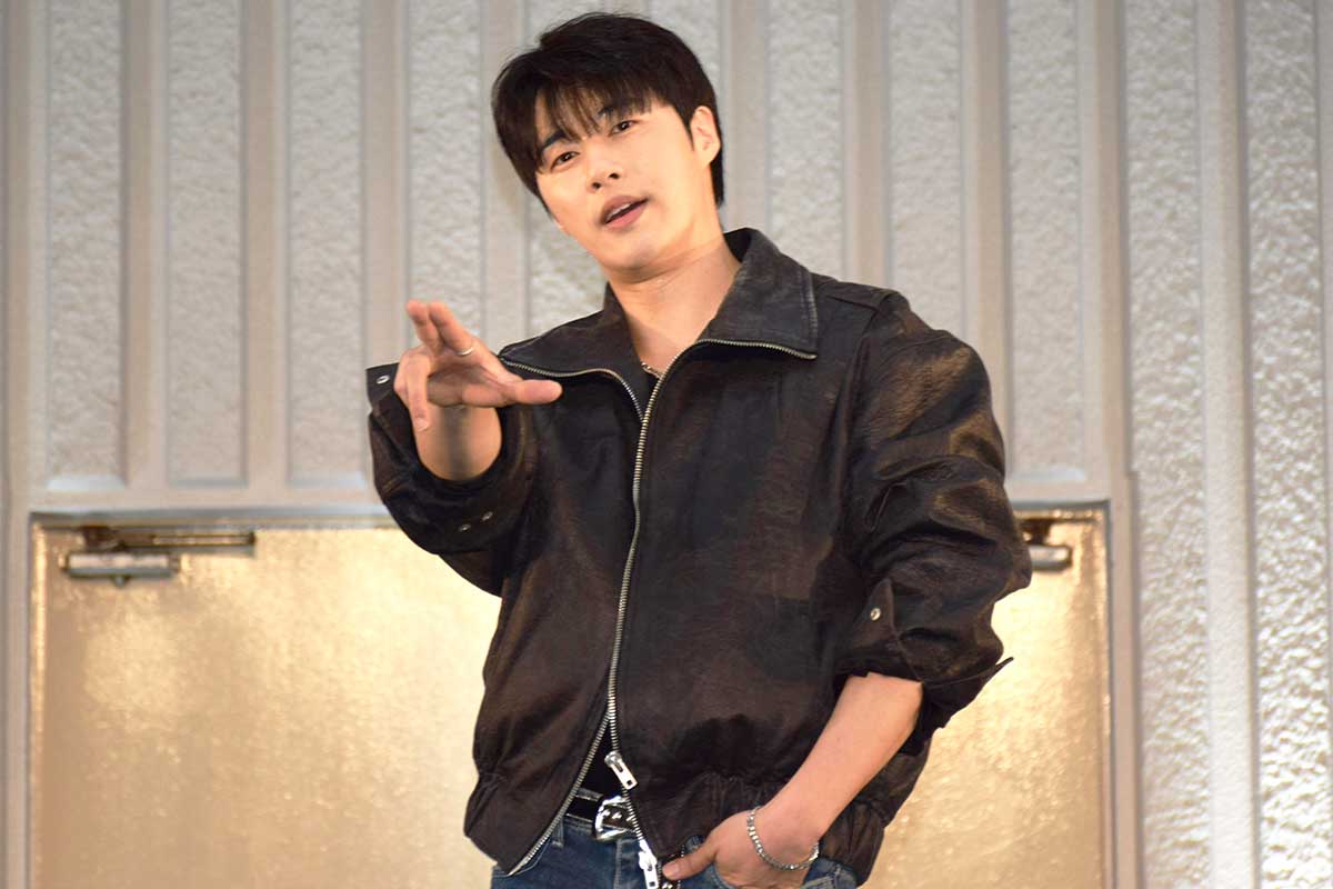 『ミスタートロット ジャパン』で準優勝したJOONHO【写真:ENCOUNT編集部】