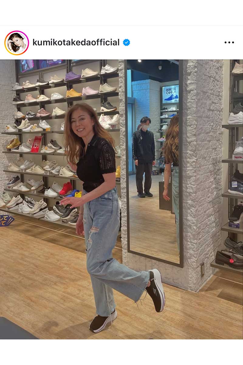 武田久美子の実際の投稿【写真:インスタグラム(@kumikotakedaofficial)より】