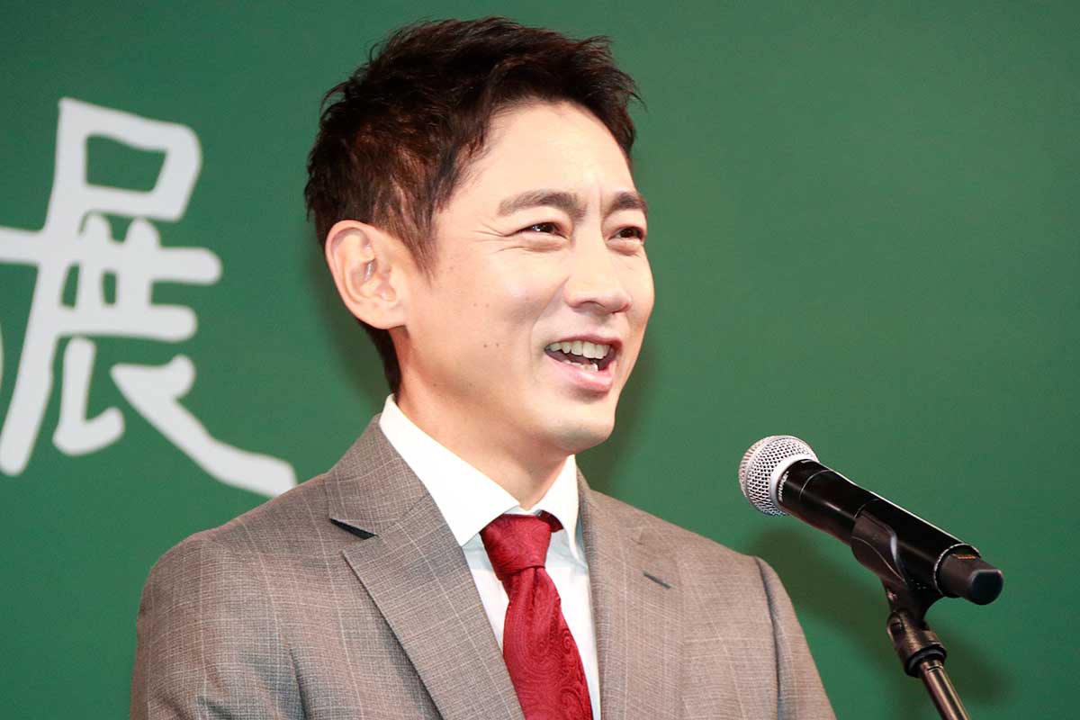 開会セレモニーに出席した小泉孝太郎【写真：ENCOUNT編集部】