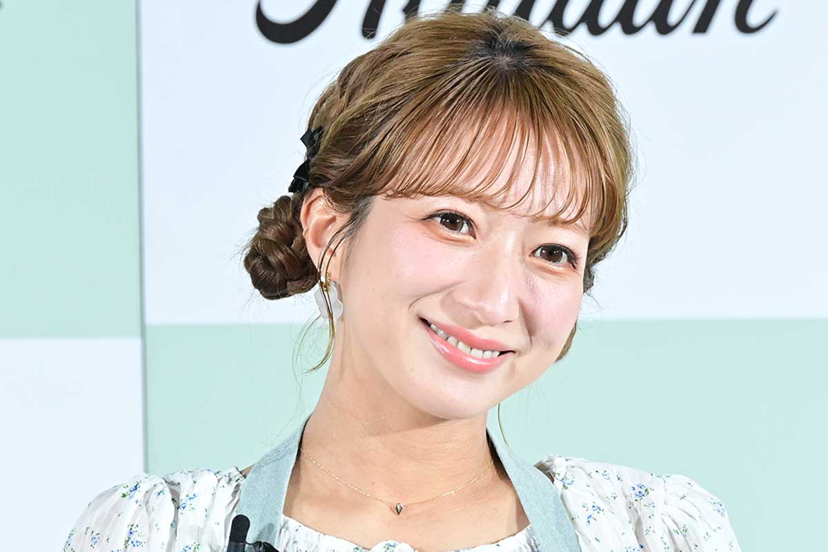 イベントに登場した辻希美【写真:ENCOUNT編集部】