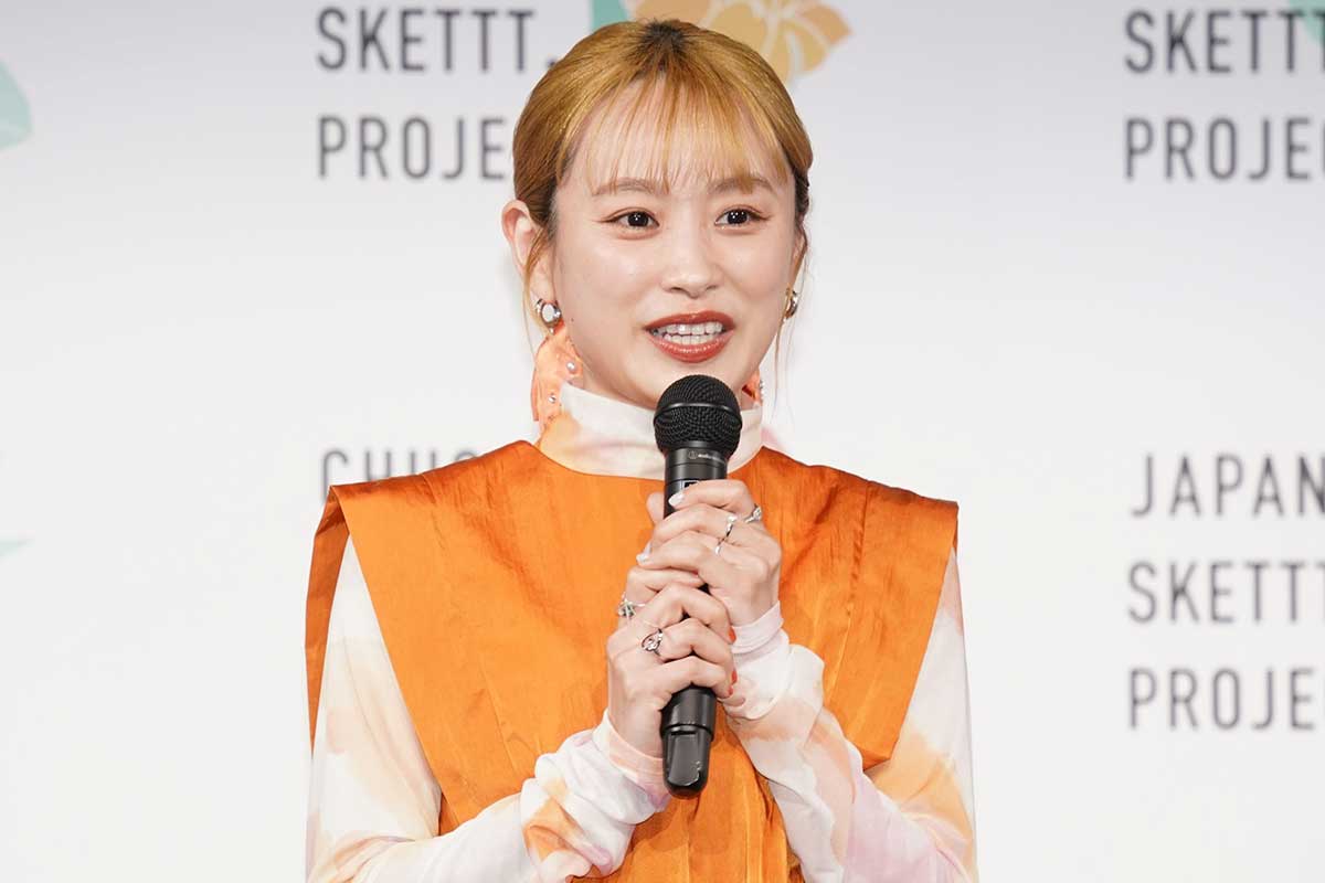 プロジェクト発表会に登壇した高橋愛【写真:ENCOUNT編集部】
