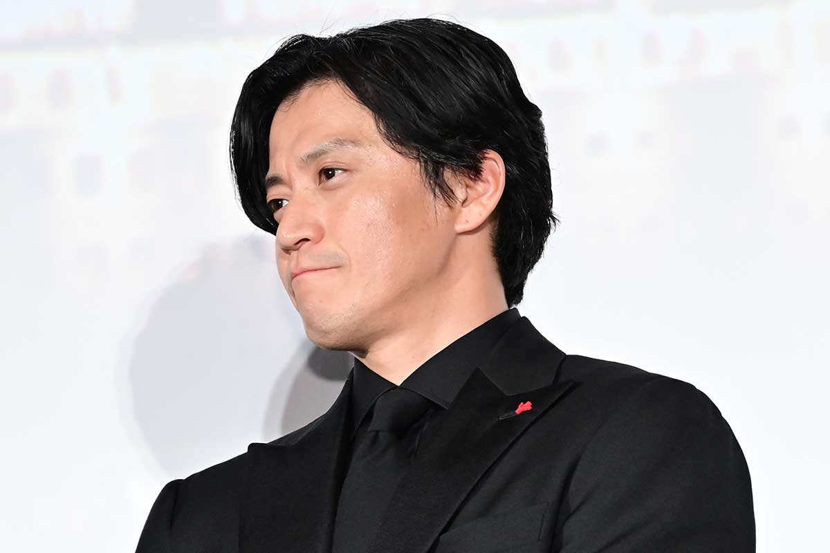 ジャパンプレミアに出席した小栗旬【写真:ENCOUNT編集部】