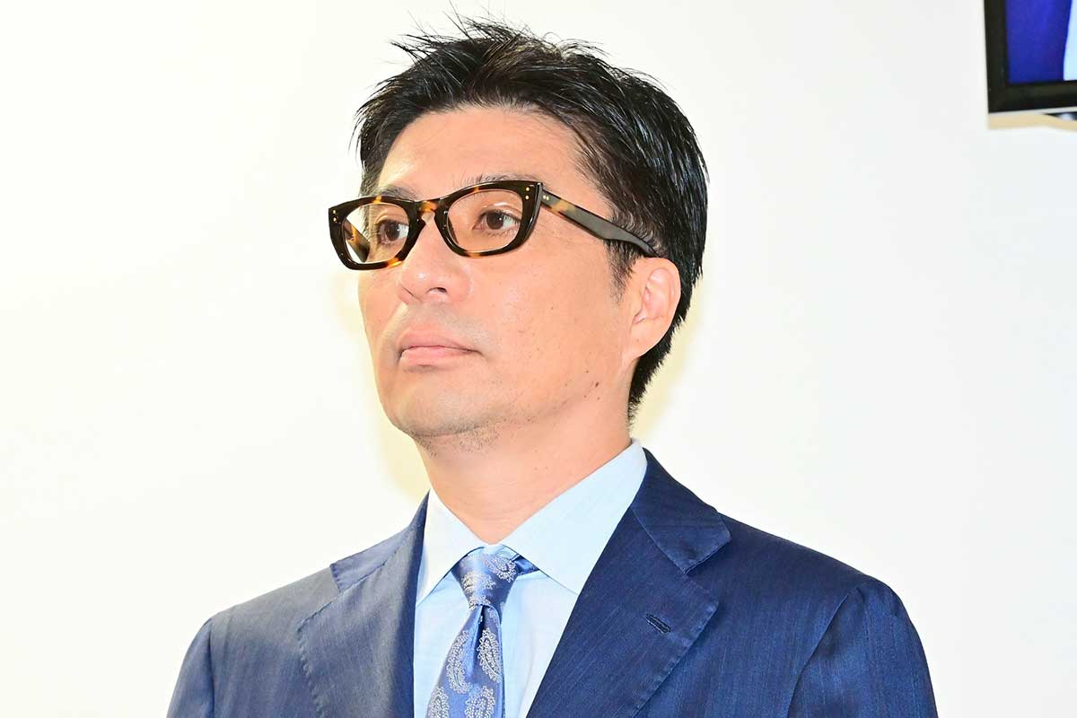会見に出席した藤田晋氏【写真:ENCOUNT編集部】