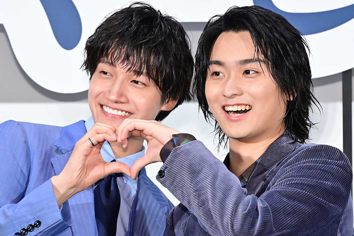 奥平大兼＆佐野晶哉のハートポーズに会場キュンキュン　出口夏希は夜食愛語る