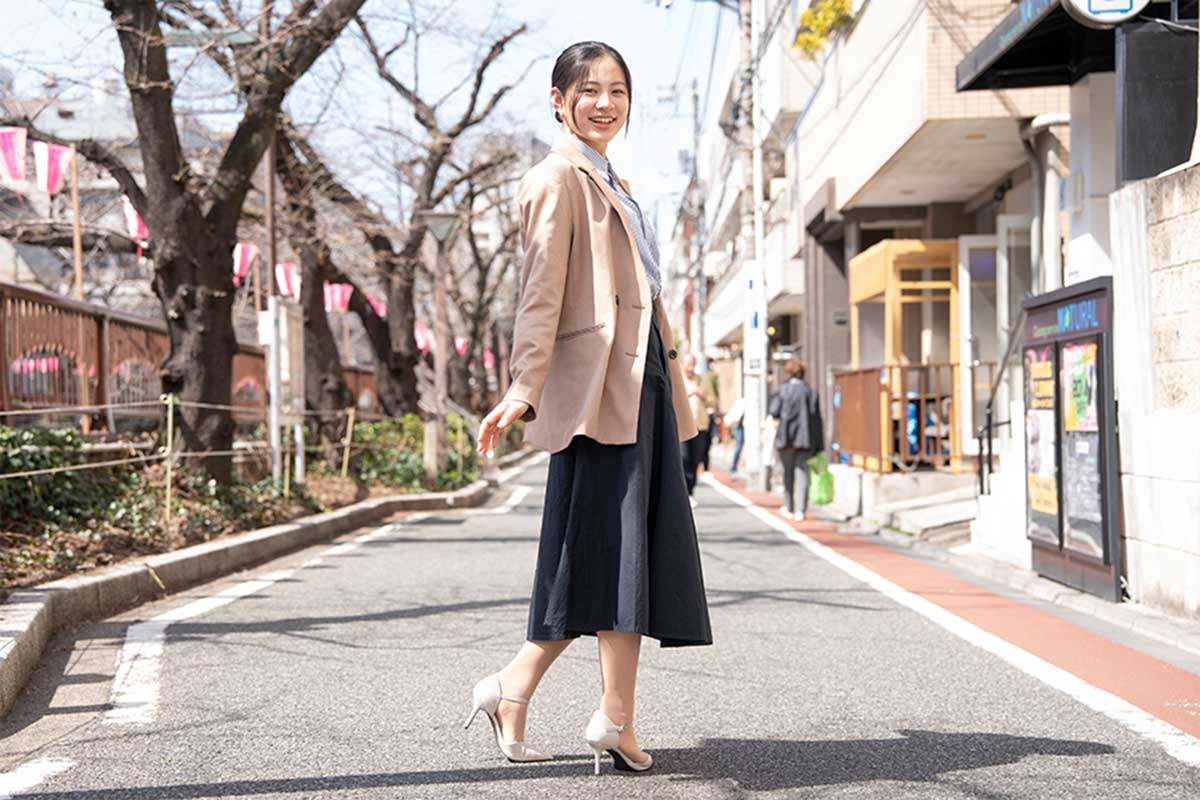 「お仕事をいただけるよう自分を磨いていきたいと思います」【写真：増田美咲】