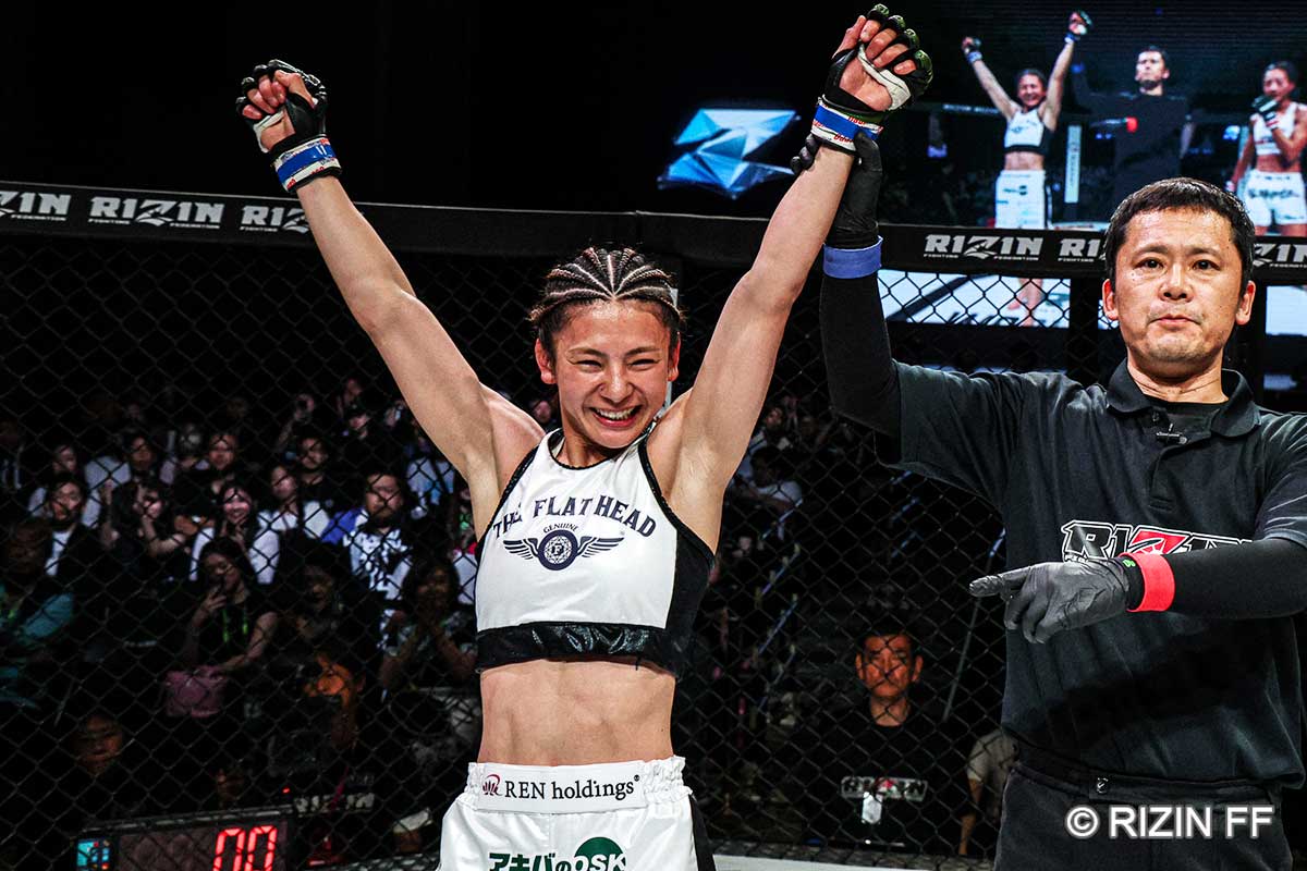 【RIZIN】日韓美女対決は“日本代表”に軍配、RIZIN初勝利にネット歓喜「顔だけじゃない」「もっと評価されていい」