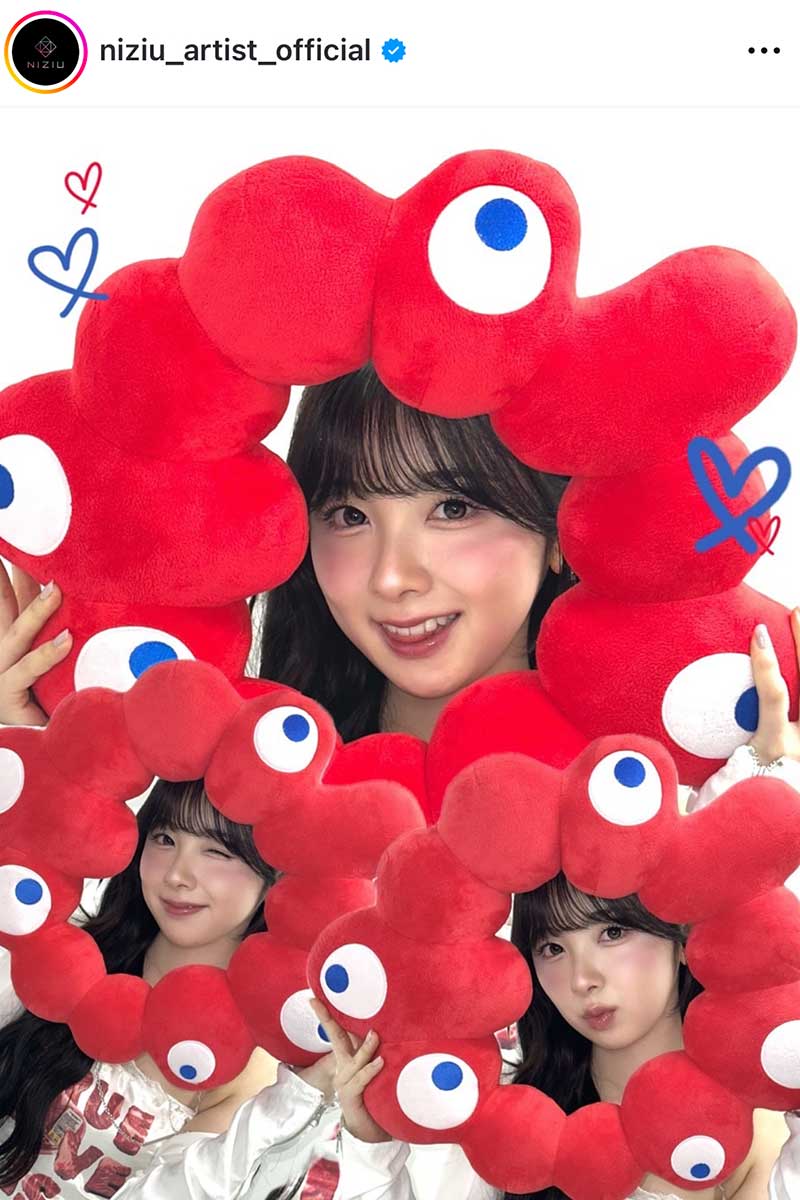 NiziUのMIIHI【写真：インスタグラム（@niziu_artist_official）より】