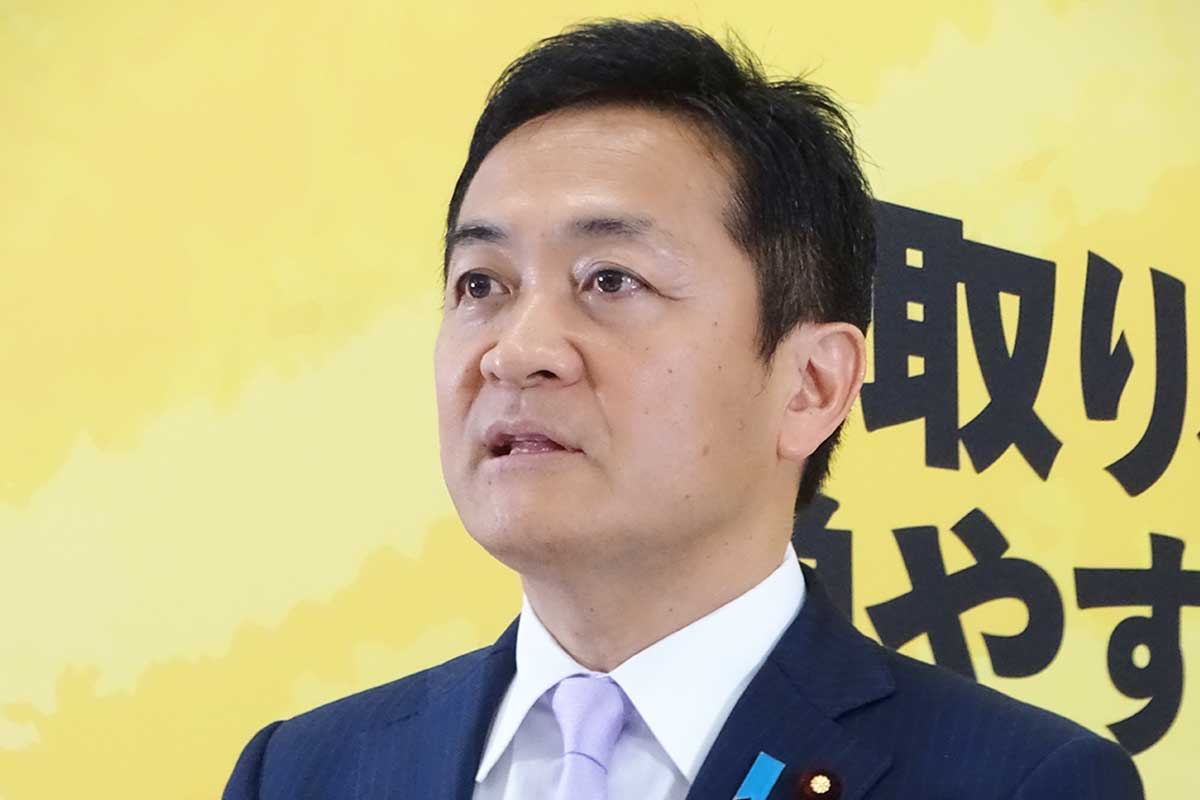 定例会見に出席した国民民主党の玉木雄一郎代表【写真:ENCOUNT編集部】