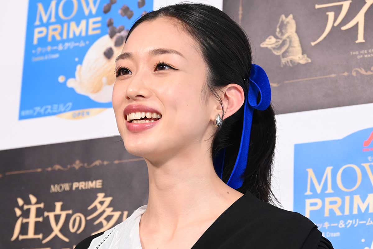 PR発表会に参加した河合優実【写真:ENCOUNT編集部】
