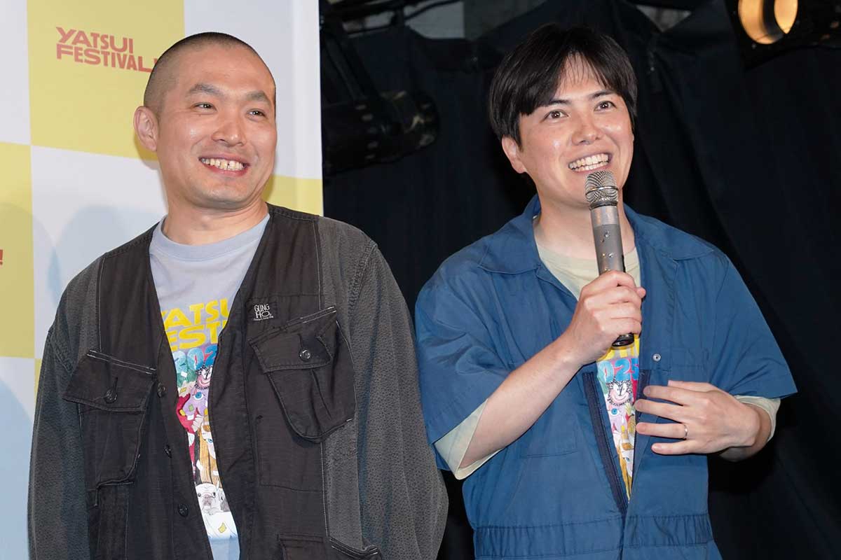 イベントに登場したラブレターズ【写真：ENCOUNT編集部】