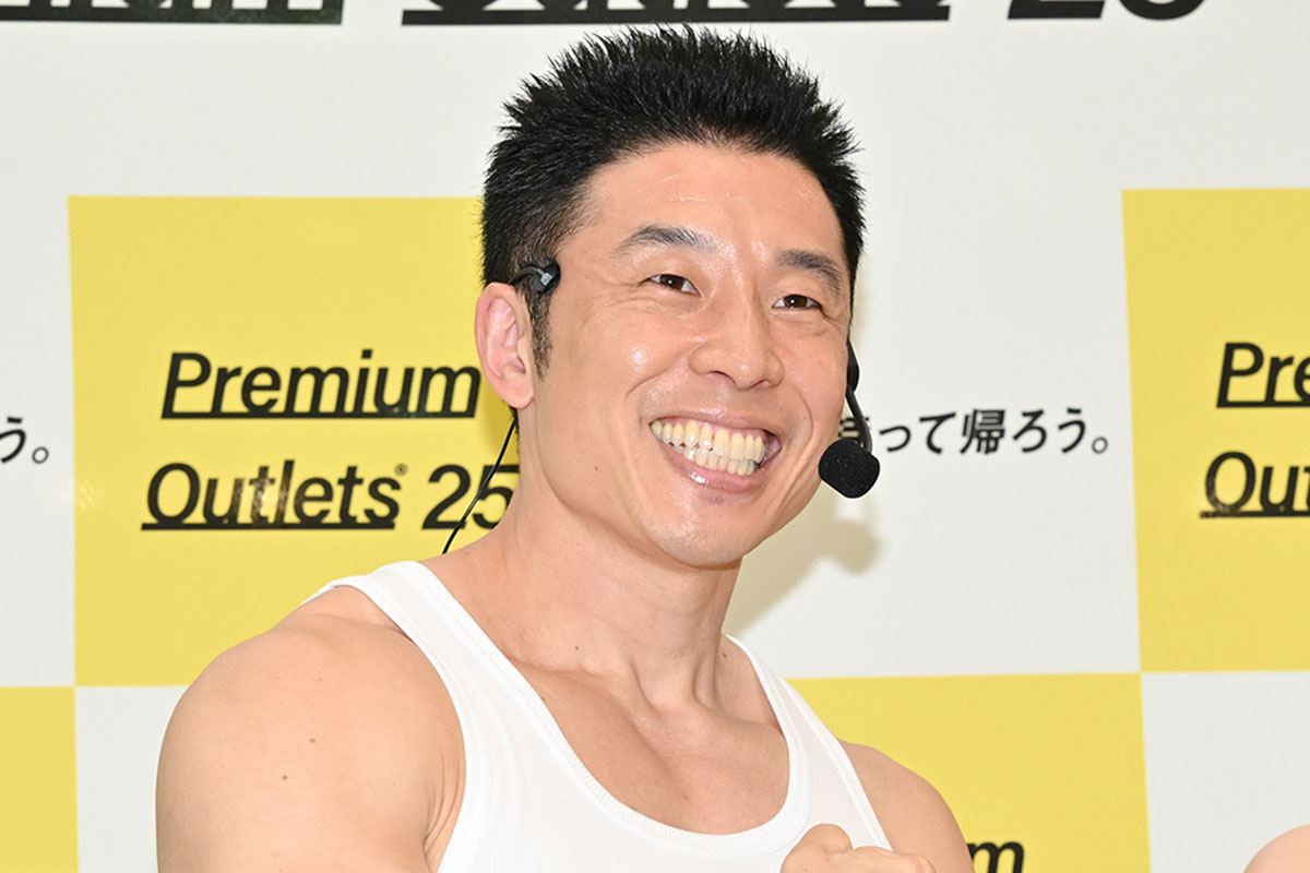 PRイベントに出席したなかやまきんに君【写真:ENCOUNT編集部】
