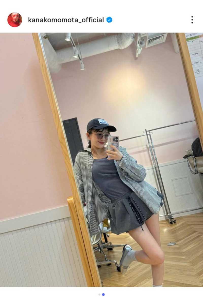 百田夏菜子の実際の投稿【写真:インスタグラム(@kanakomomota_official)より】
