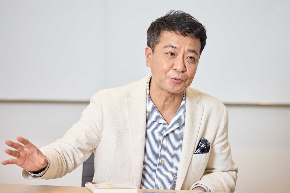 家族への思いを熱く語った中山秀征【写真：日下部真紀】