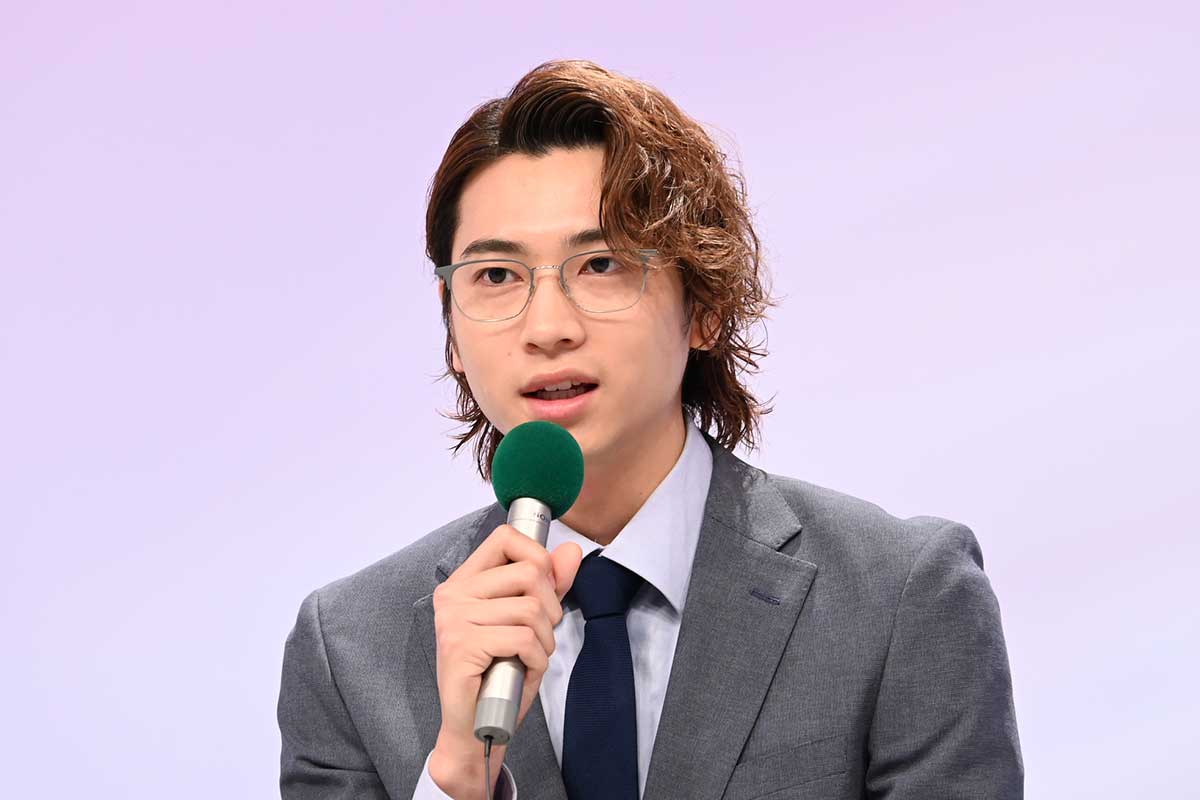 会見に出席した庄司浩平【写真:ENCOUNT編集部】