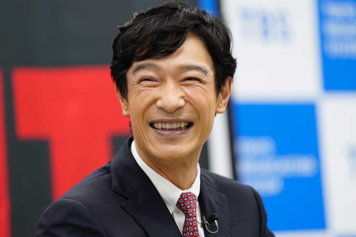 取材に答える堺雅人【写真:増田美咲】