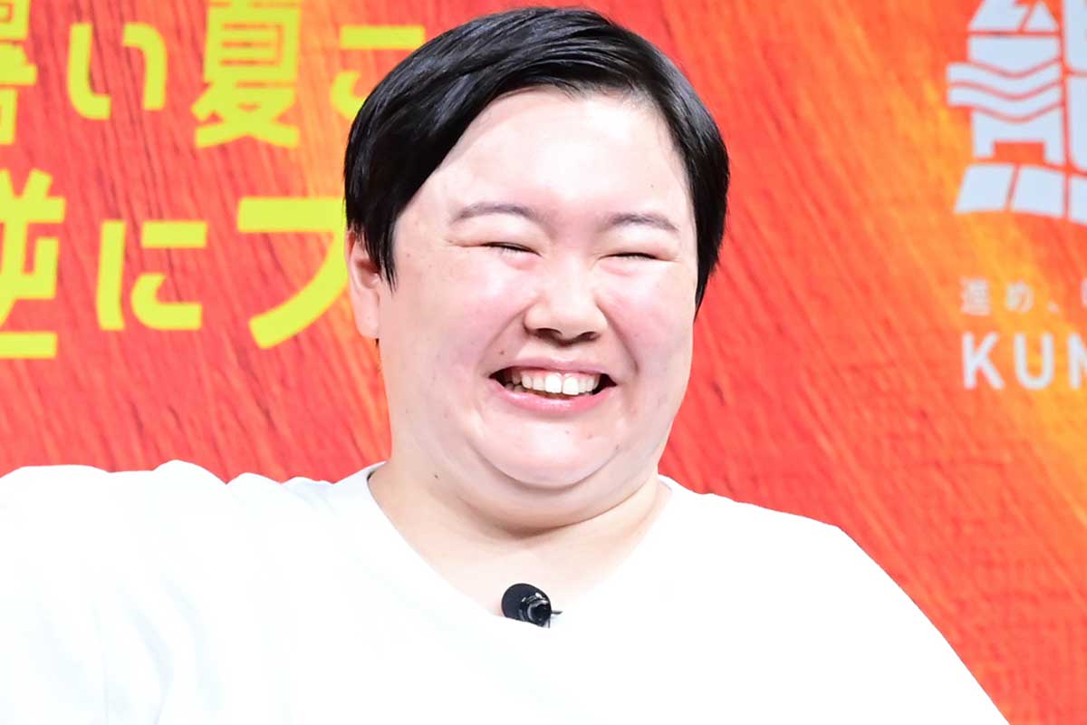 PRイベントに参加したやす子【写真:ENCOUNT編集部】