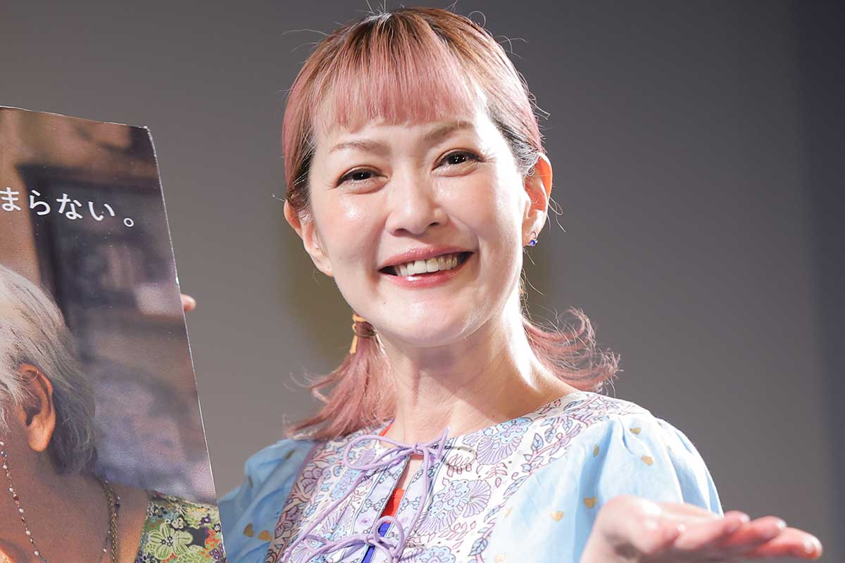 イベントに登壇した松嶋尚美【写真:ENCOUNT編集部】