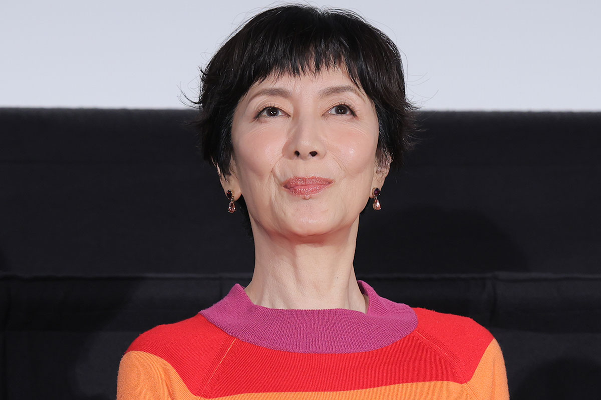 完成披露上映会イベントに登場した戸田恵子【写真:ENCOUNT編集部】