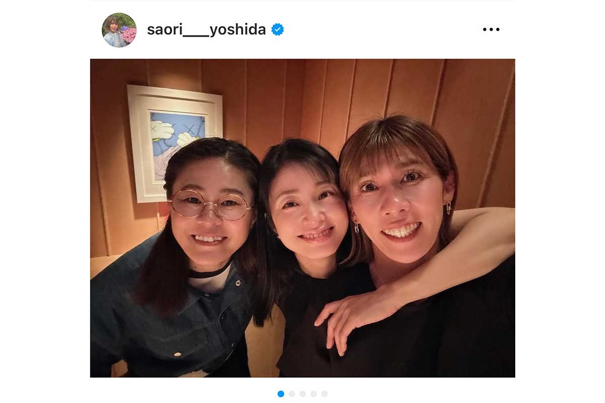 吉田沙保里の実際の投稿【写真:インスタグラム(@saori___yoshida)より】