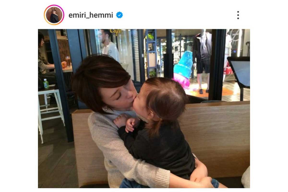 辺見えみりの実際の投稿【写真：インスタグラム（＠emiri_hemmi）より】