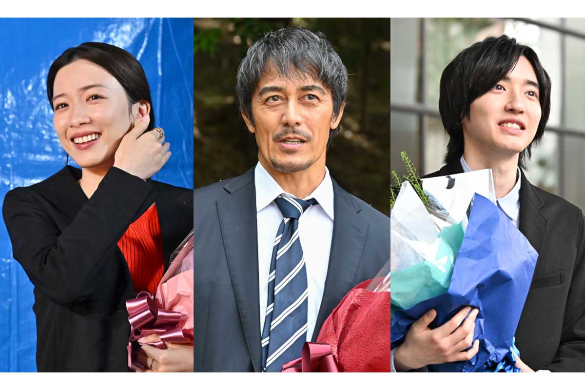 日曜劇場『キャスター』全キャストがオールアップ　阿部寛「贅沢な撮影」永野芽郁「みなさんに本当に感謝」