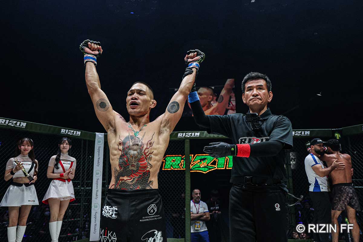 【RIZIN】初参戦の修斗王者・安藤達也　アゼルバイジャン戦士に衝撃の1Rチョーク葬　ネット喝采「つよ！」「風貌むっちゃKIDっぽい」