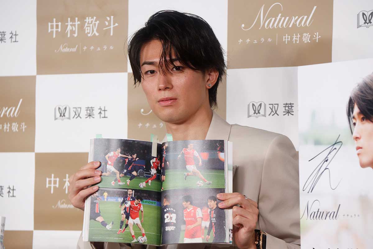 イベントに登壇した中村敬斗【写真:ENCOUNT編集部】