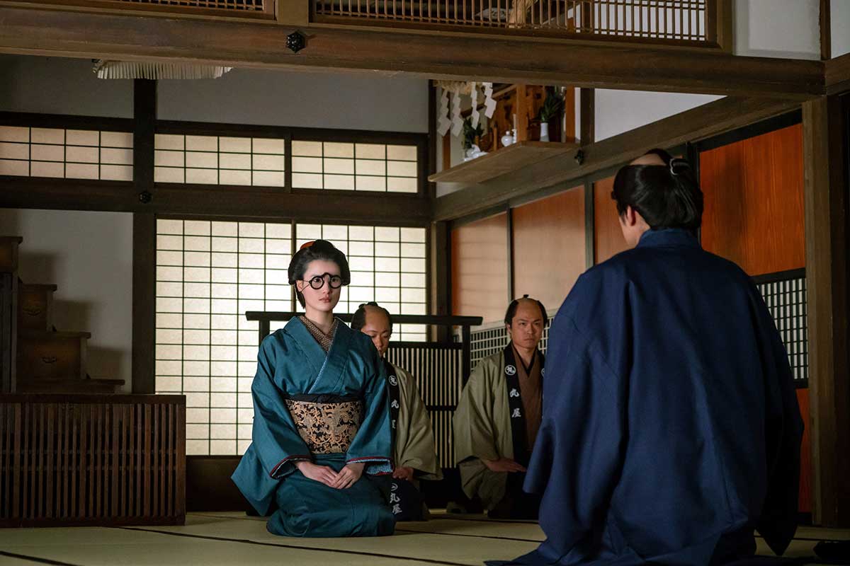 ていを演じる橋本愛【写真:(C)NHK】