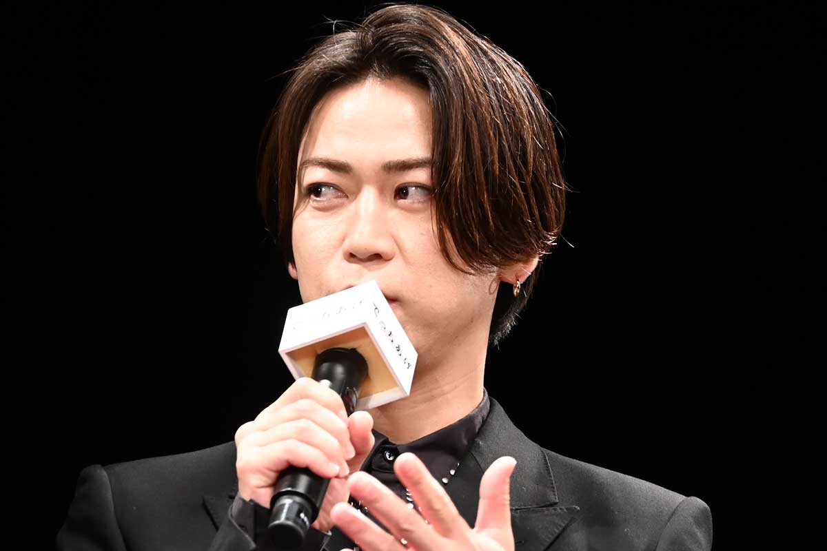 レッドカーペット&プレミアイベントに登場した亀梨和也【写真:ENCOUNT編集部】
