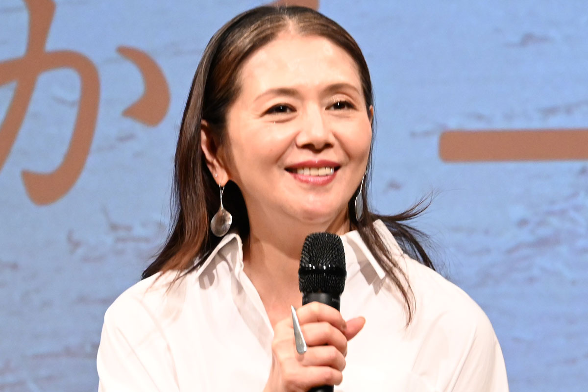 上映会に出席した小泉今日子【写真:ENCOUNT編集部】
