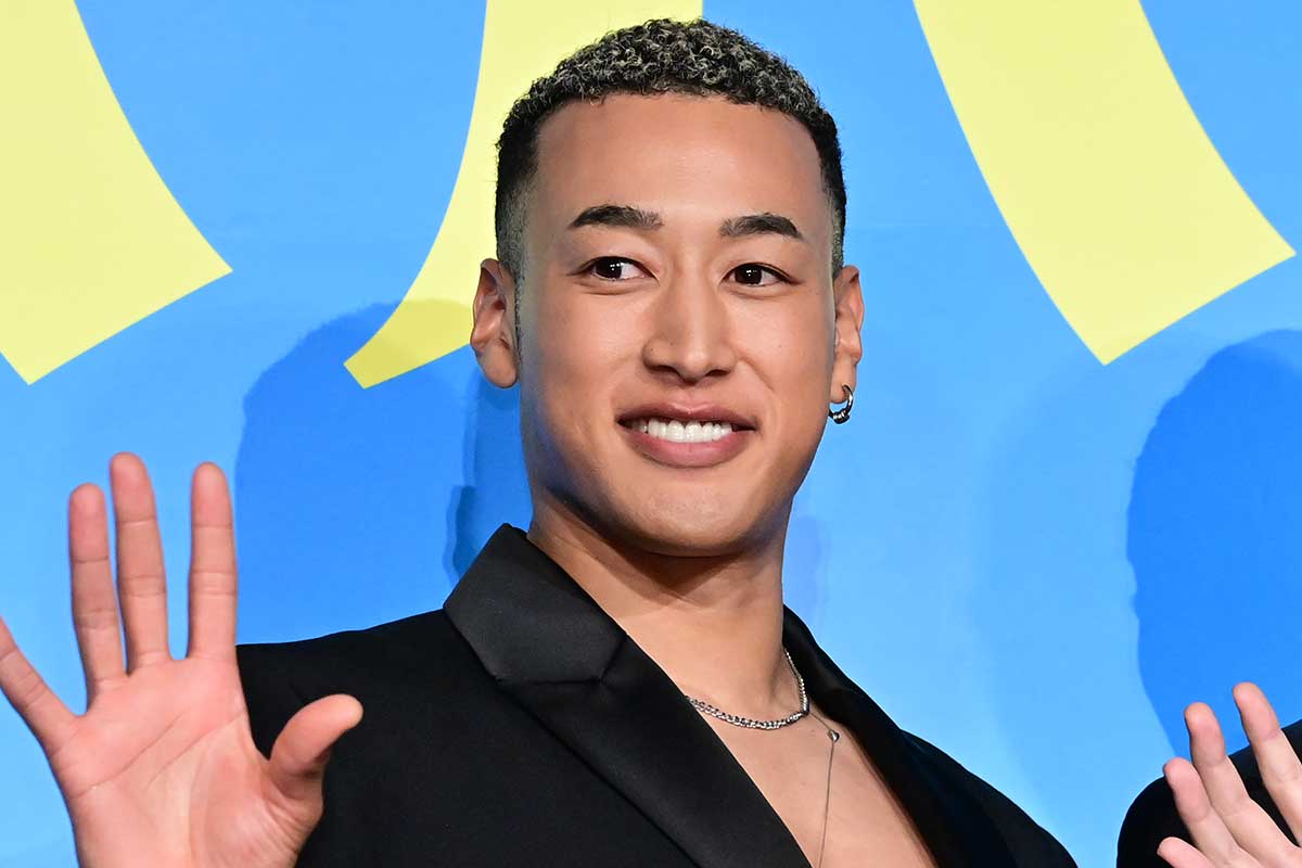 完成披露試写会に出席した関口メンディー【写真:ENCOUNT編集部】