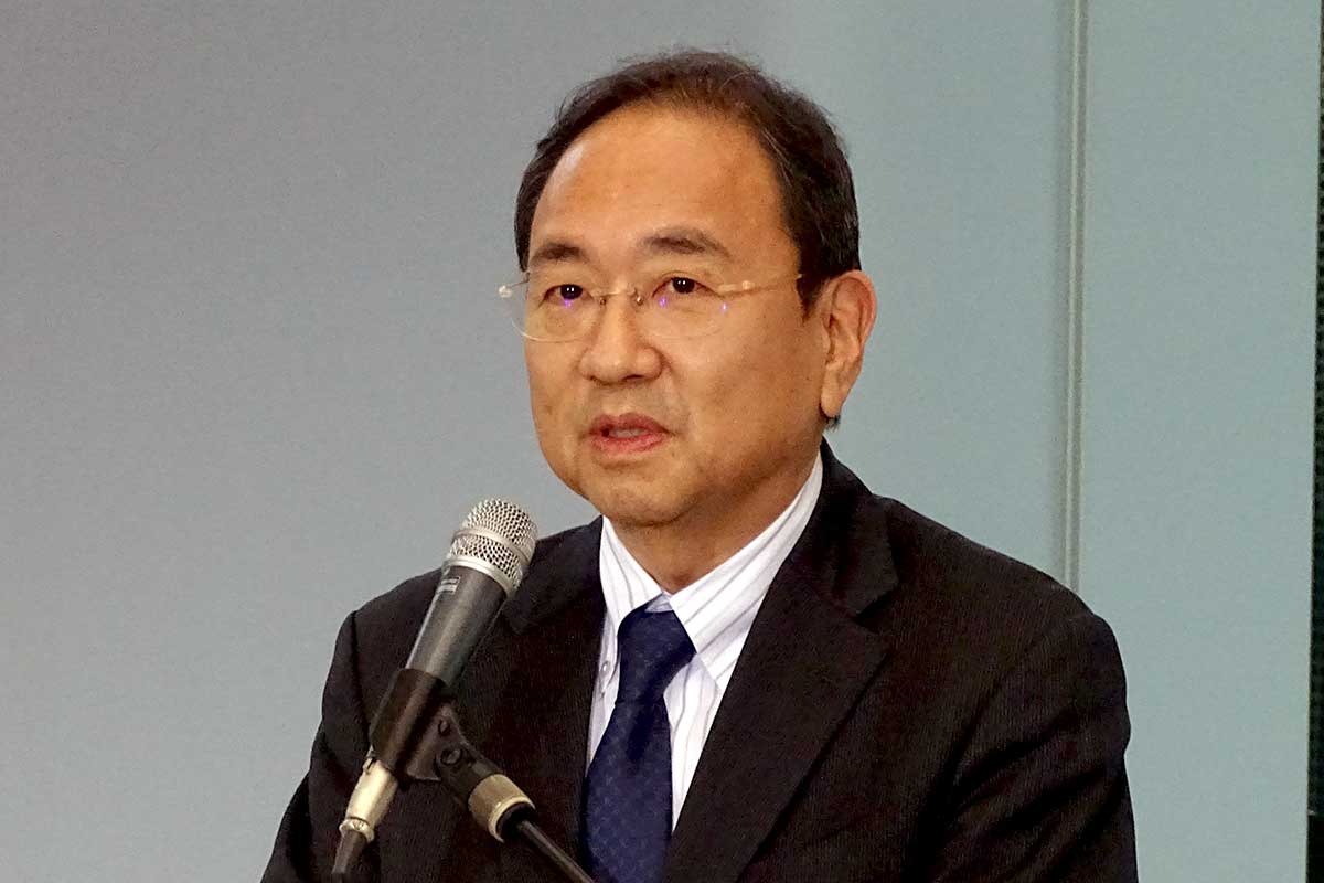 フジテレビの清水賢治社長【写真:ENCOUNT編集部】