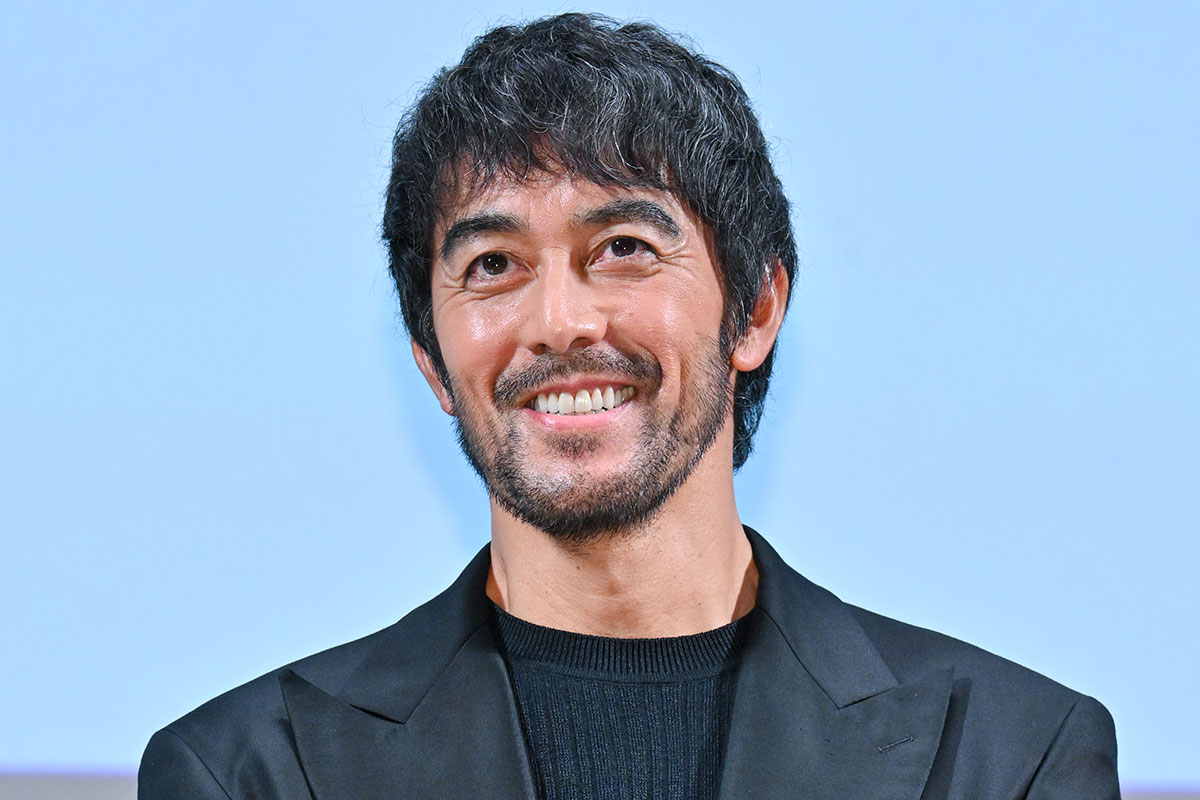 ジャパンプレミアに登壇した阿部寛【写真:ENCOUNT編集部】