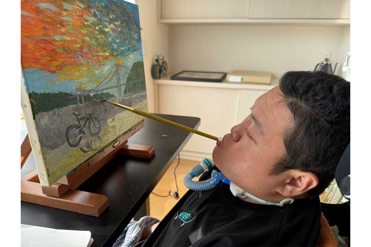 「なんで僕は生きてるの？」スピードを出した車が急に来て…小2で暗転した人生　画家として届けるのは“生きる勇気”