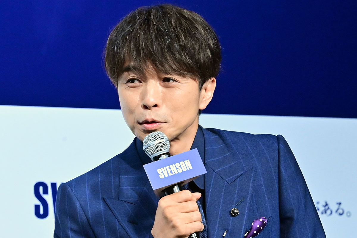 新CM発表会に出席した20th Centuryの井ノ原快彦【写真:ENCOUNT編集部】
