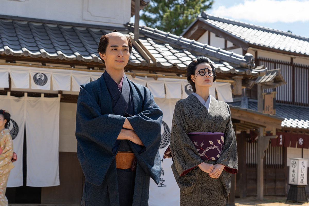 蔦重(横浜流星)とてい(橋本愛)【写真:(C)NHK】
