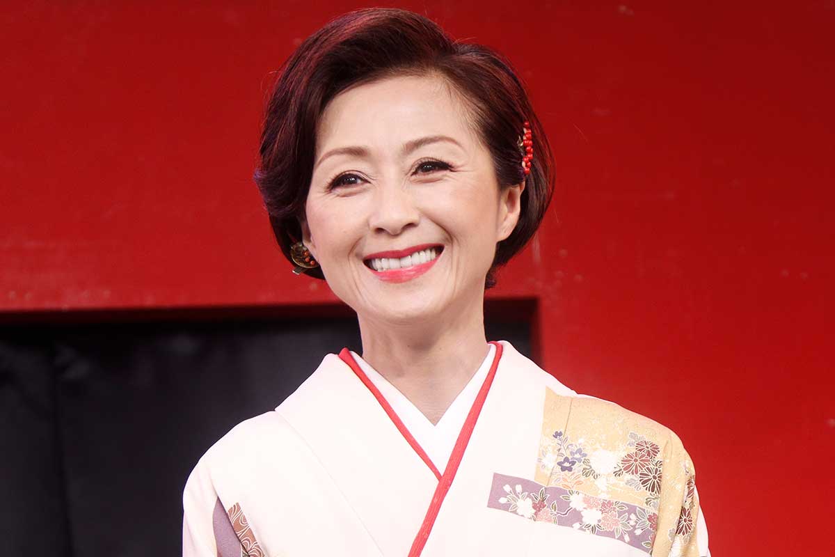 イベントに登場した長山洋子【写真:ENCOUNT編集部】