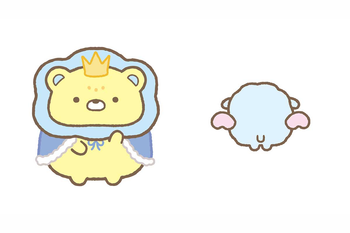 新キャラクターの「おうじ」(左)と「???」【画像:(C)2025 日本すみっコぐらし協会映画部】