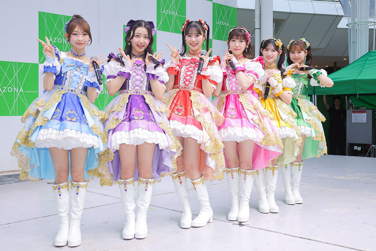 イベントに登場した超ときめき宣伝部【写真:ENCOUNT編集部】