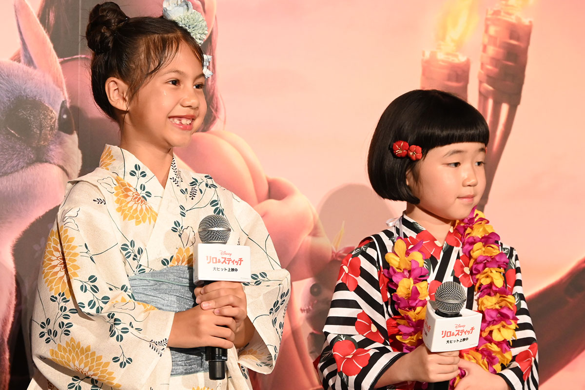 記念イベントに登壇したマイア・ケアロハ(左)と永尾柚乃【写真:ENCOUNT編集部】