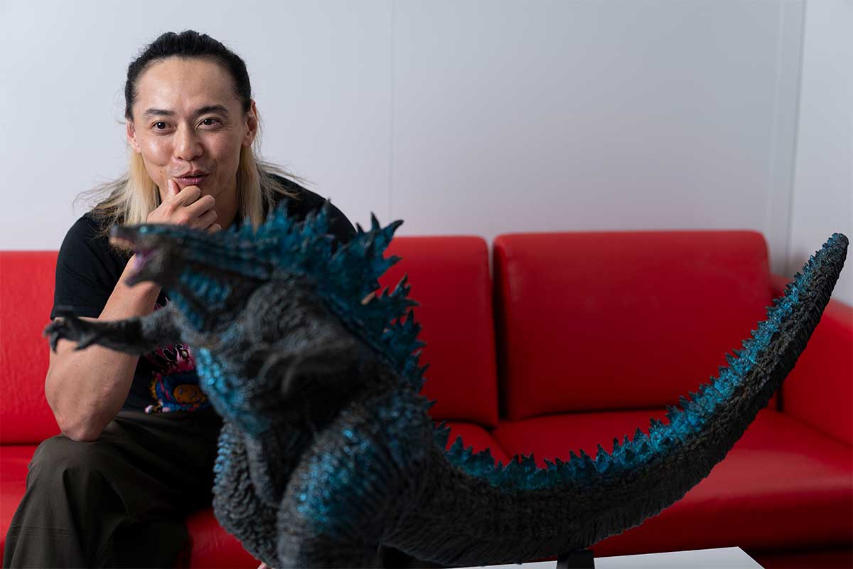 ゴジラが家族の絆を深める重要な存在になっている【写真：藤岡雅樹】