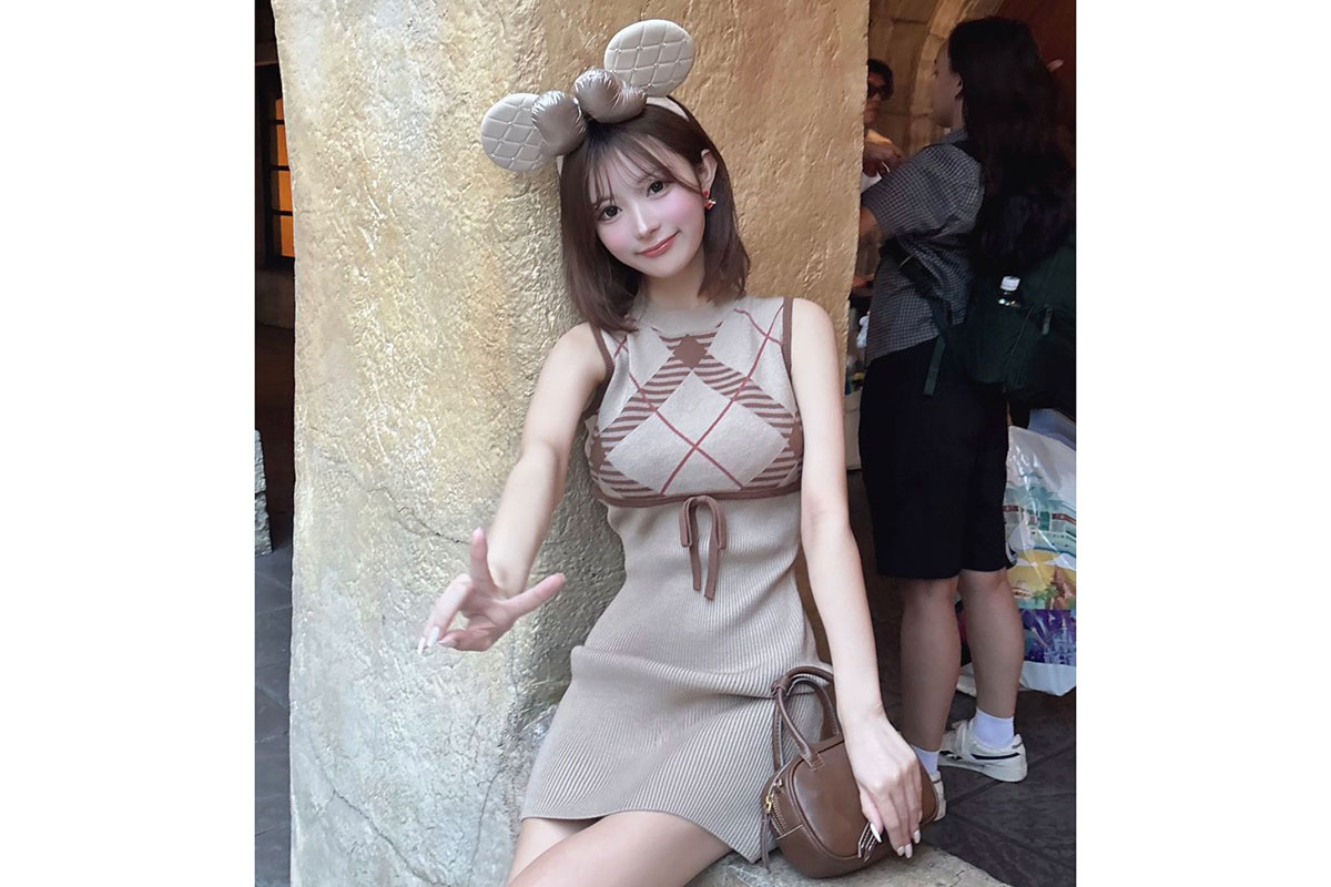 タイトワンピでディズニーシー「鬼無双でした」　ギャルモデル・聖菜が話題「何でこんなウケいいわけ？」
